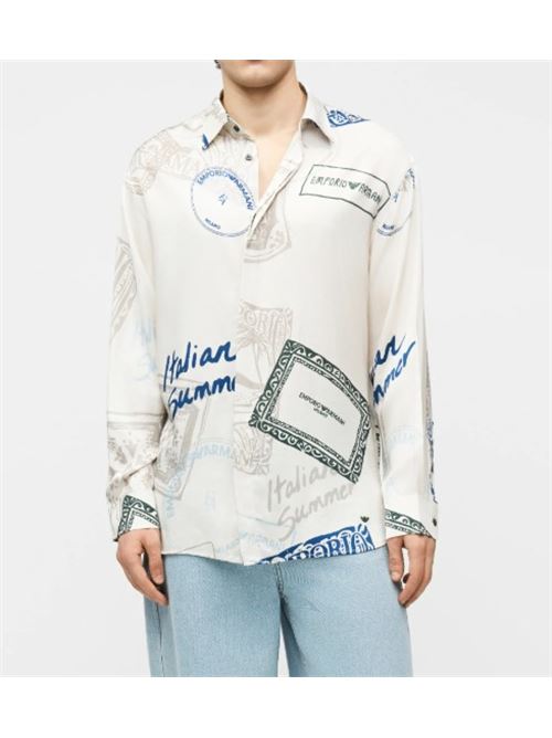 Camicia in viscosa fluida Emporio Armani | EM005762 AF13285.FZ033